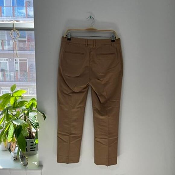 Gap Camel Brown Tailored Crop Khaki Pants Size 8 - Picture 4 of 4